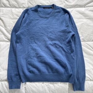 Blue Saks Fifth Avenue Cashmere Sweater
